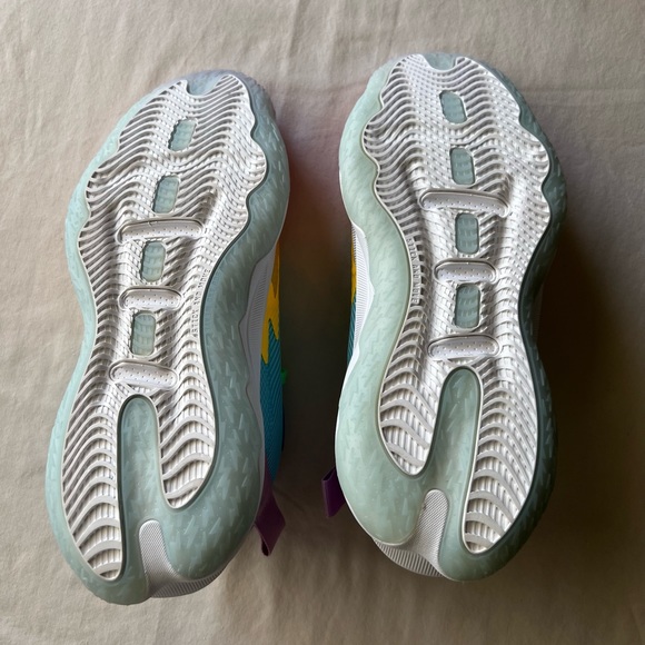 Adidas Dame Multicolor Rainbow Basketball Shoes Unixex adults Size 8 - Picture 6 of 8